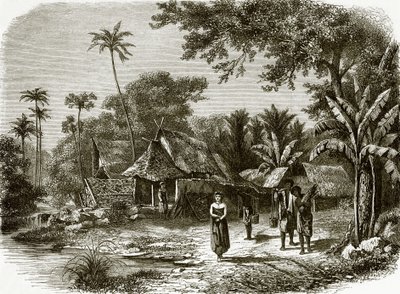Landsby i Java av English School