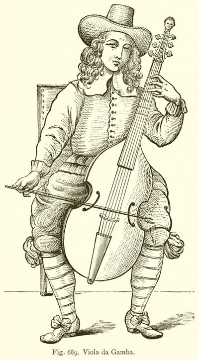 Viola da Gamba av English School