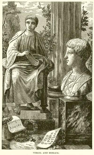 Virgil og Horace av English School