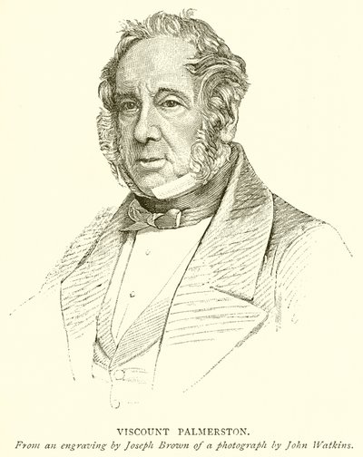 Viscount Palmerston av English School