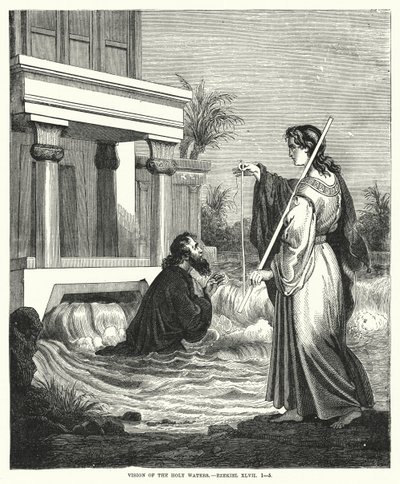 Visjon av det hellige vann, Ezekiel XLVII av English School