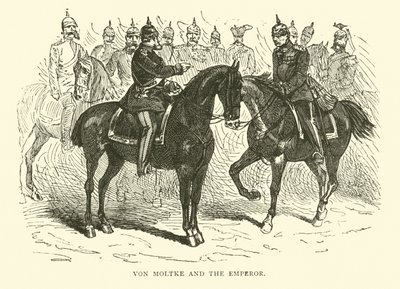 Von Moltke og keiseren, januar 1871 av English School
