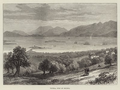 Vourla, Smyrnabukta (gravering) av English School
