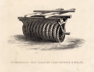 W. Crosskills Selvrensende Clod Crusher and Roller av English School