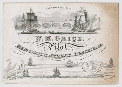 W M Grace, Pilot, byttekort av English School
