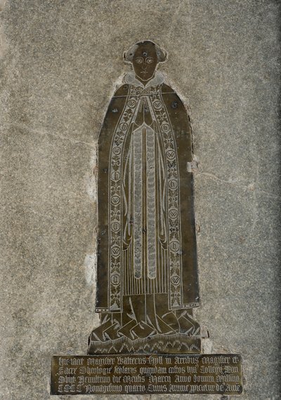 Walter Hylle, 1494 (brass) av English School