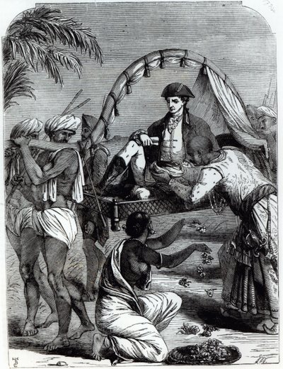 Warren Hastings (1732-1818) i India i 1784 av English School