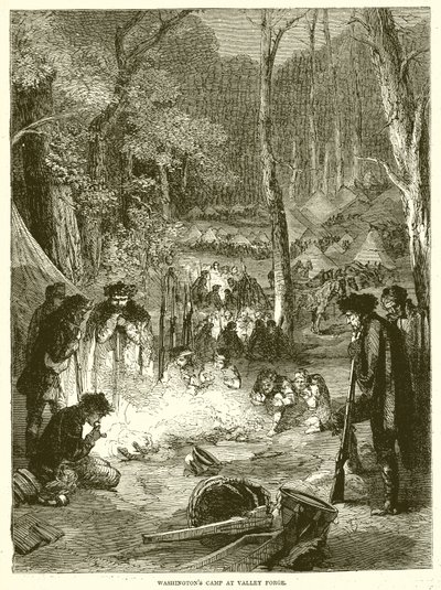 Washingtons leir ved Valley Forge av English School