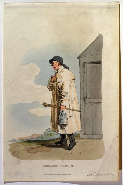 Watchman, 1813 (akvatint) av English School