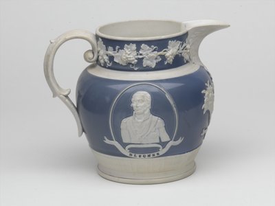Waterloo minnekanne, ca. 1815 (steintøy) av English School