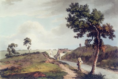 Waterloo, gravert av C. Turner, 1816 (farget gravering) av English School