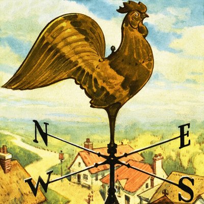 Wetterfahne von English School