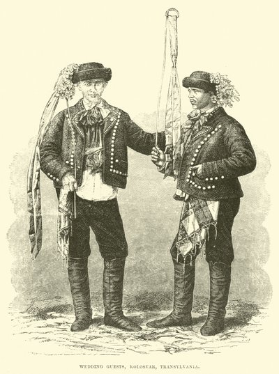 Bryllupsgjester, Kolosvar, Transylvania av English School