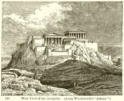 Vestutsikt over Akropolis av English School