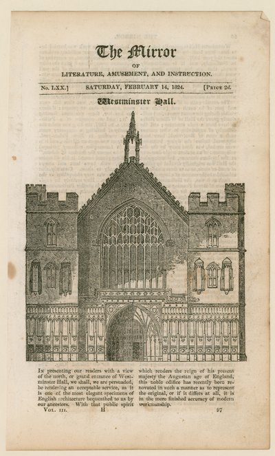 Westminster Hall av English School