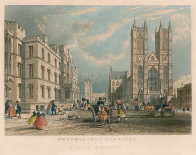Westminster Hospital og Abbey Church av English School