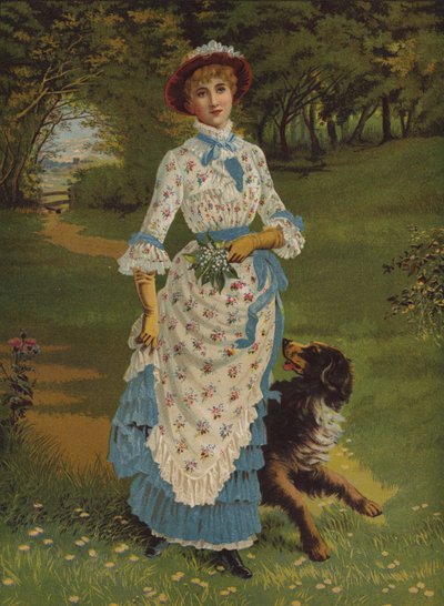 Hvor vi sist møttes (chromolitho) av English School