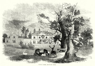 White Lodge, Richmond Park (gravering) av English School