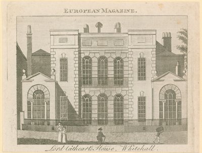 Whitehall Court or Yard, Vanbrugh House, revet 1898 av English School