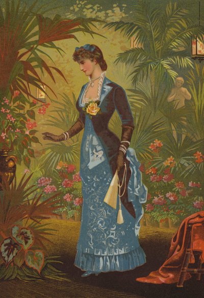 Vil han komme (kromolitho) av English School