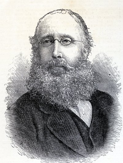 William Bromley-Davenport (1821-1884) fra Illustrated London News 28. juni 1884 av English School