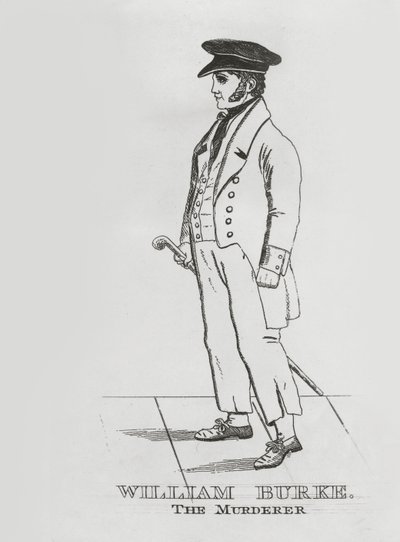 William Burke, ca. 1829 (radering) av English School
