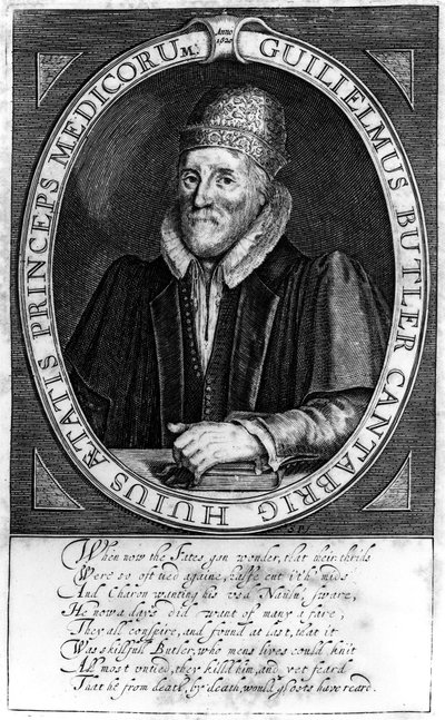William Butler, etter et originalt portrett i Clare Hall, Cambridge, 1620 av English School