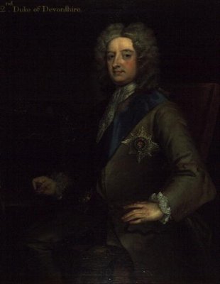 William Cavendish, andre hertug av Devonshire (olje) av English School