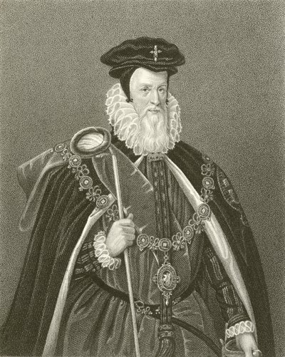 William Cecil, Lord Burghley av English School