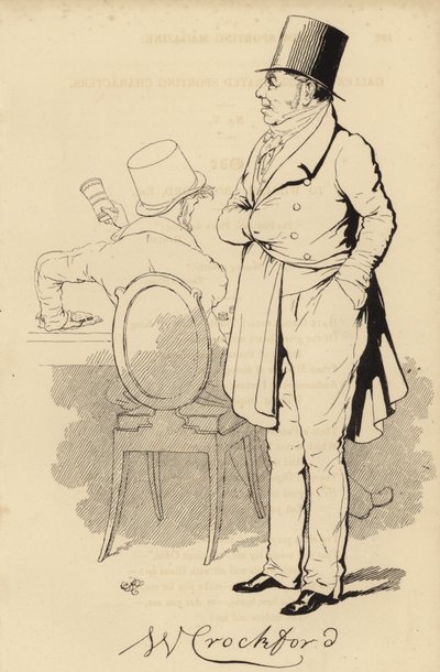 William Crockford, eier av gamblingklubben i London av English School