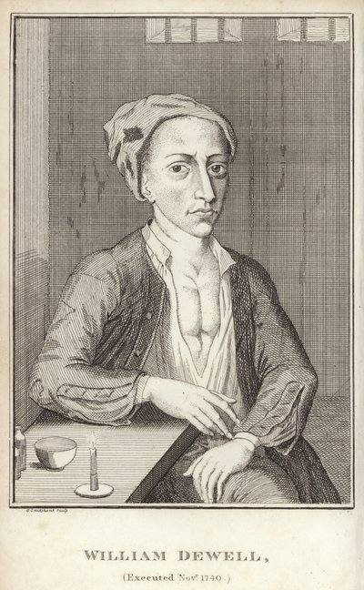 William Dewell, henrettet november 1740 av English School