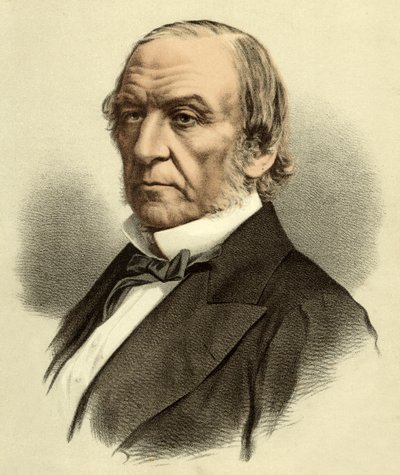 William Ewart Gladstone av English School