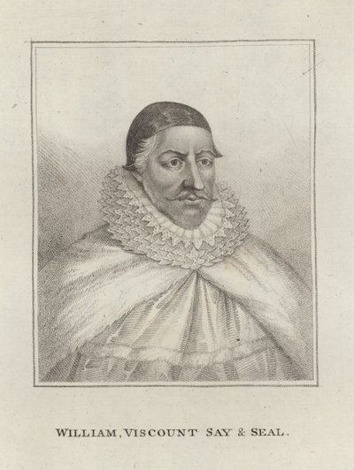 William Fiennes 1. Viscount Saye og Sele av English School