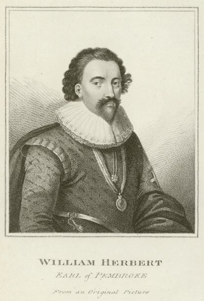William Herbert, jarl av Pembroke (gravering) av English School