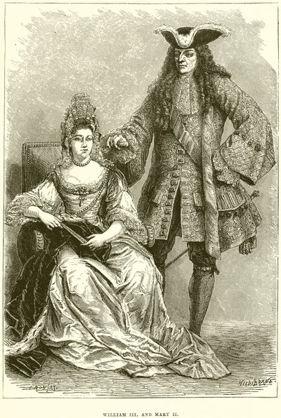 Vilhelm III og Maria II av English School