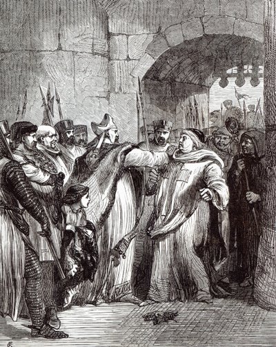 William Longchamp (d.1197) og Hugh de Pudsey (1125-95) av English School