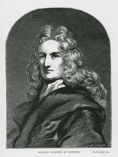 William Paterson av Dumfries (gravering) av English School