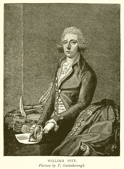 William Pitt av English School