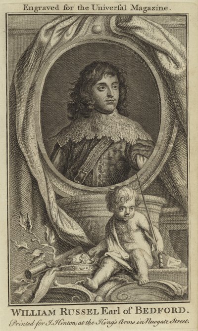 William Russel, jarl av Bedford av English School