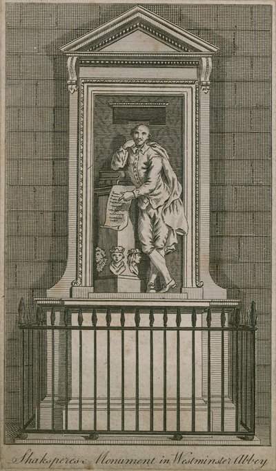 William Shakespeare-monumentet av English School