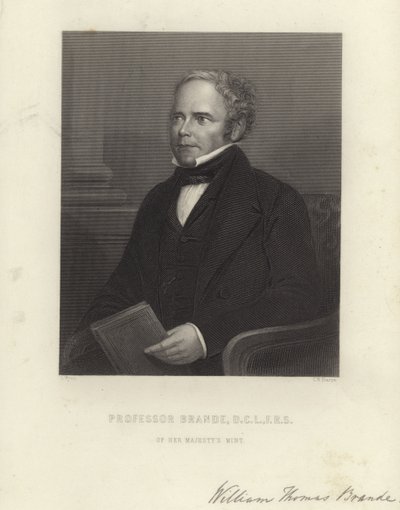 William Thomas Brande av English School