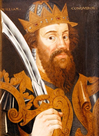 Vilhelm Erobreren, ca. 1580 (olje på panel) av English School