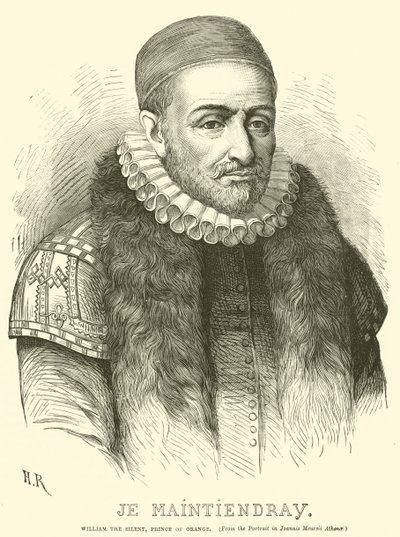 Wilhelm der Schweiger, Prinz von Oranien (Gravur) von English School