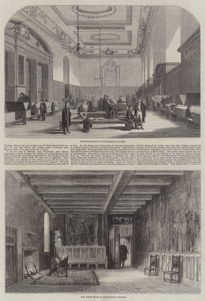 Winchester College (gravering) av English School