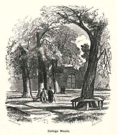 Winchester College: College Meads (gravering) av English School