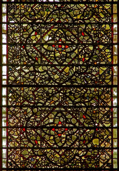 Window Five-Sisters som viser grisaille av English School