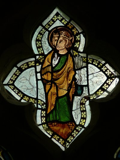 Fenster N1, hl. Edmund von English School