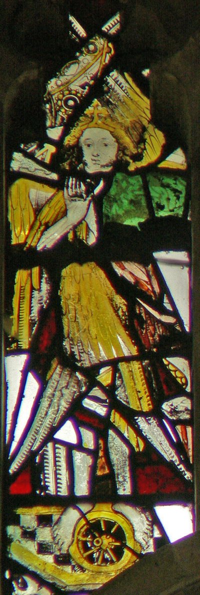 Windows-kor 2 som viser det englehierarkiet: Seraphim av English School