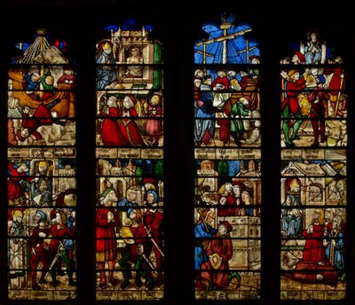 Window SaEw som viser St Nicholas-vinduet av English School