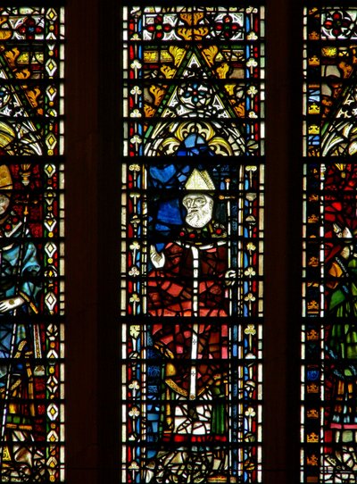 Window Ww som viser en erkebiskop av English School